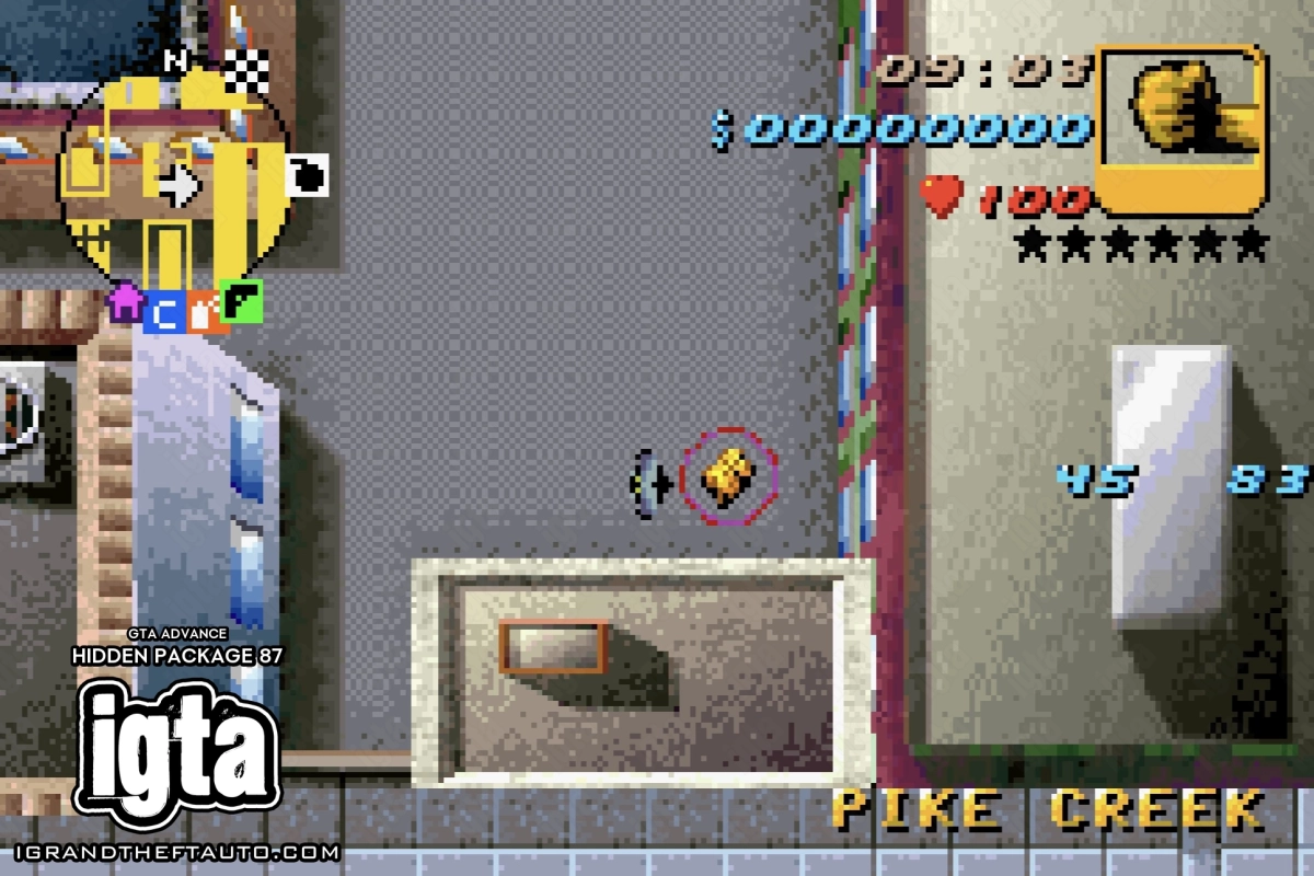 GTA Advance Hidden Package 87