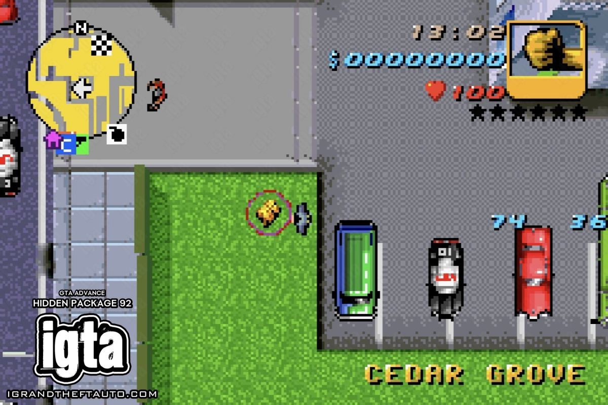 GTA Advance Hidden Package 92