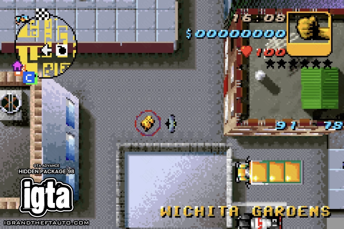 GTA Advance Hidden Package 98