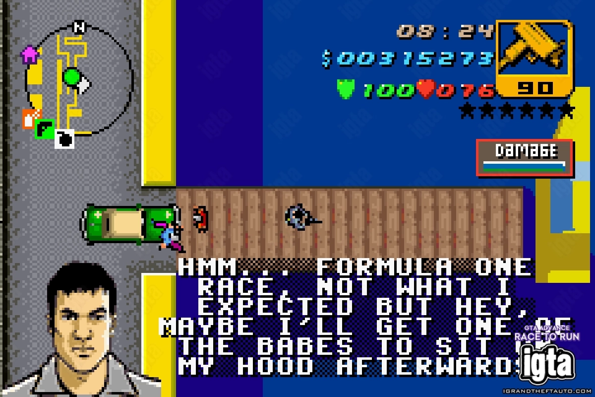 GTA Advance Race To Run 3