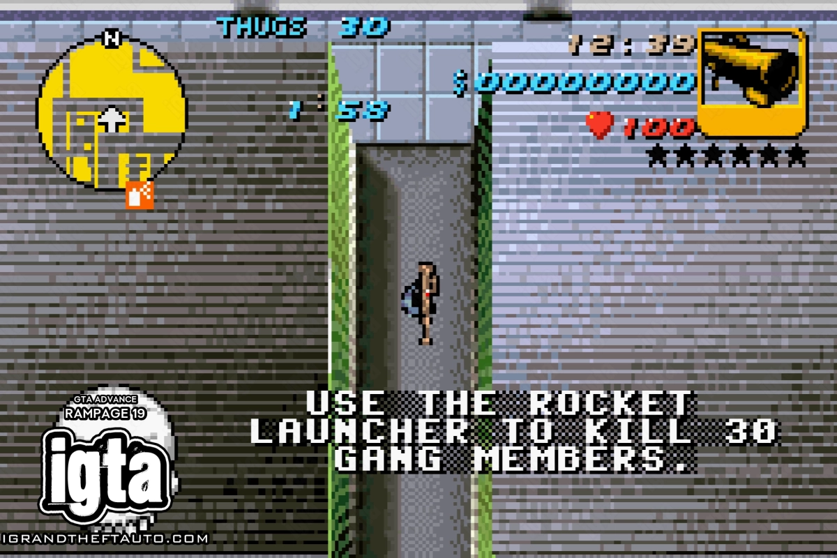 GTA Advance Rampage 19 Details