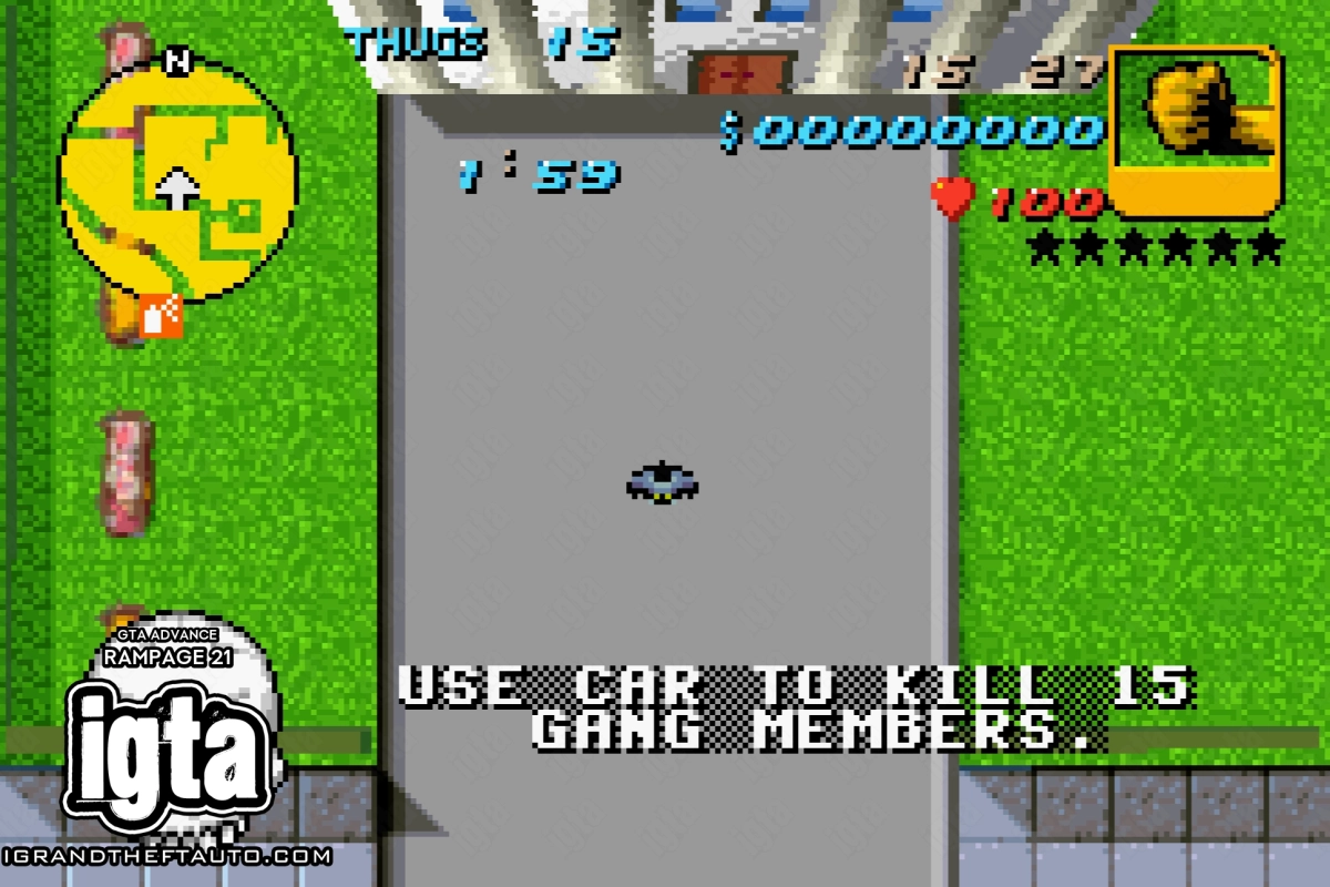 GTA Advance Rampage 21 Details