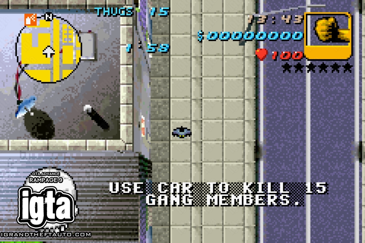GTA Advance Rampage 9 Details