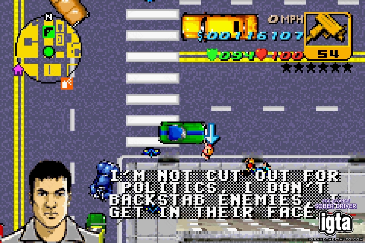 GTA Advance Sober Driver 14