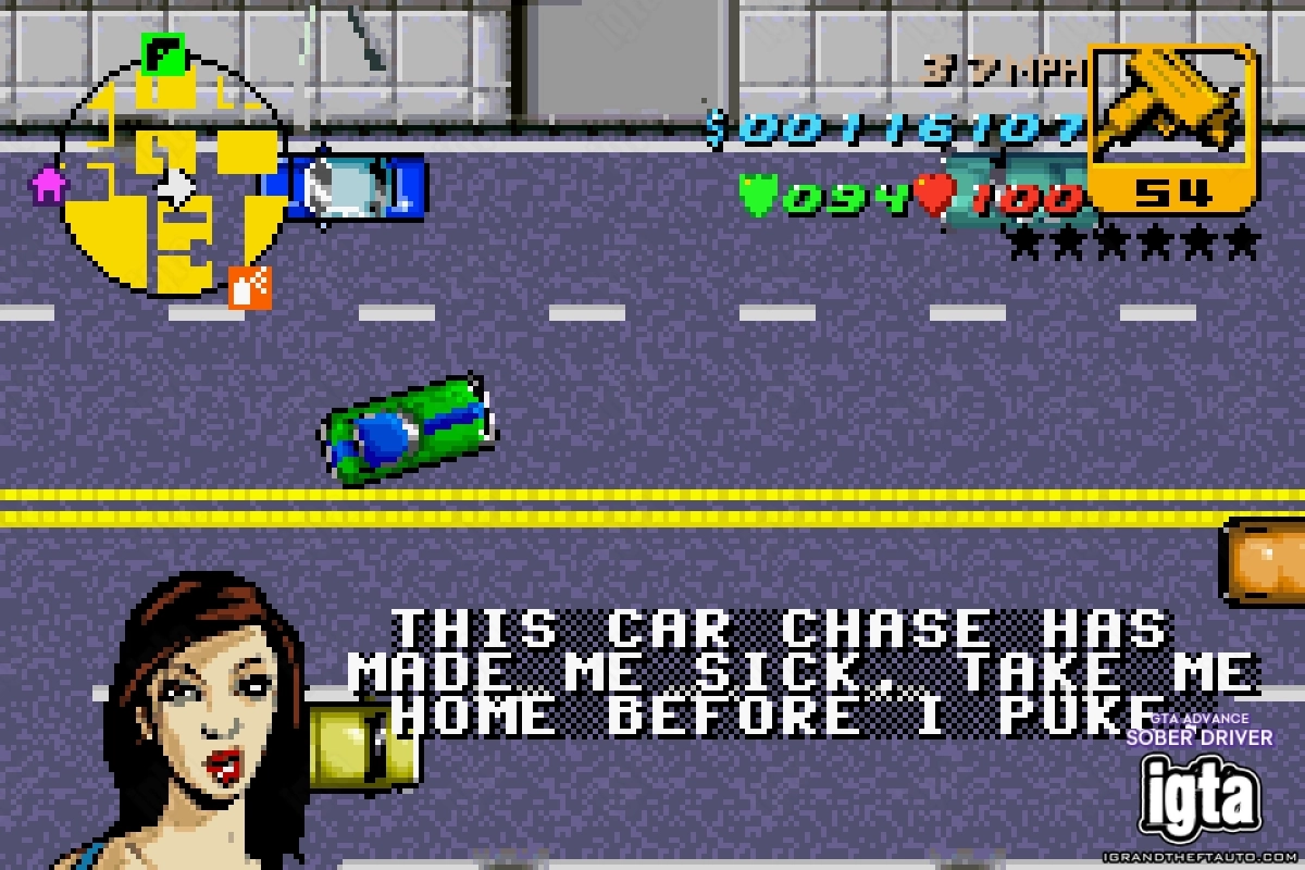 GTA Advance Sober Driver 19