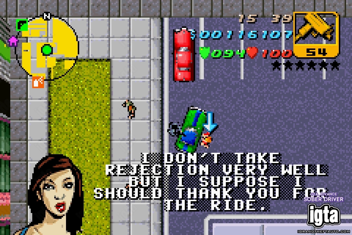 GTA Advance Sober Driver 21