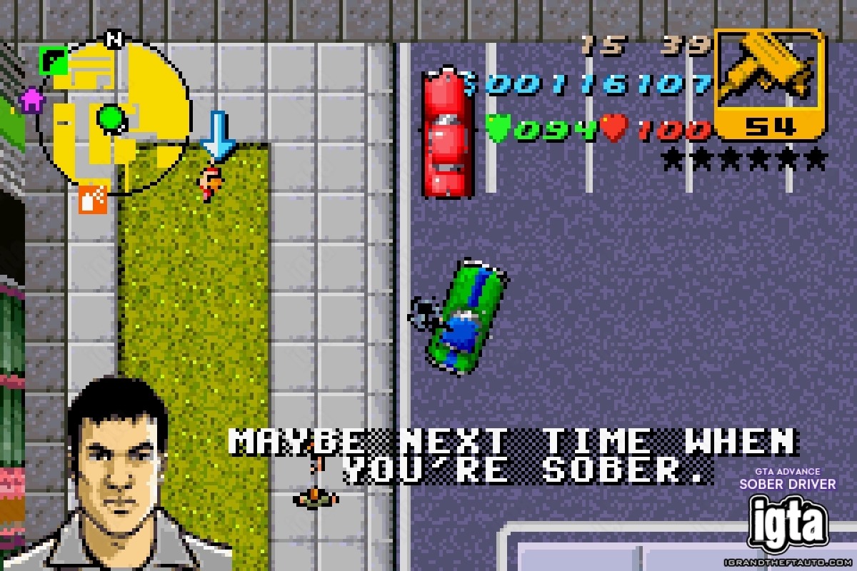 GTA Advance Sober Driver 22
