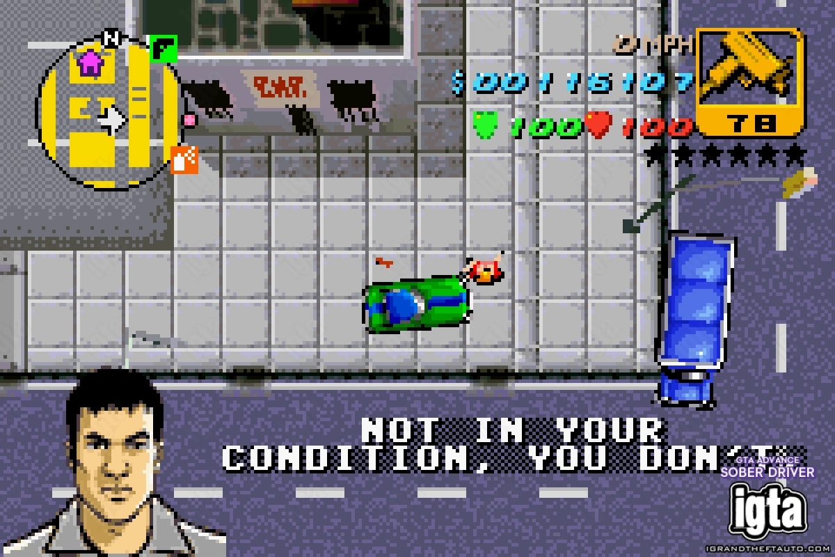 GTA Advance Sober Driver 6