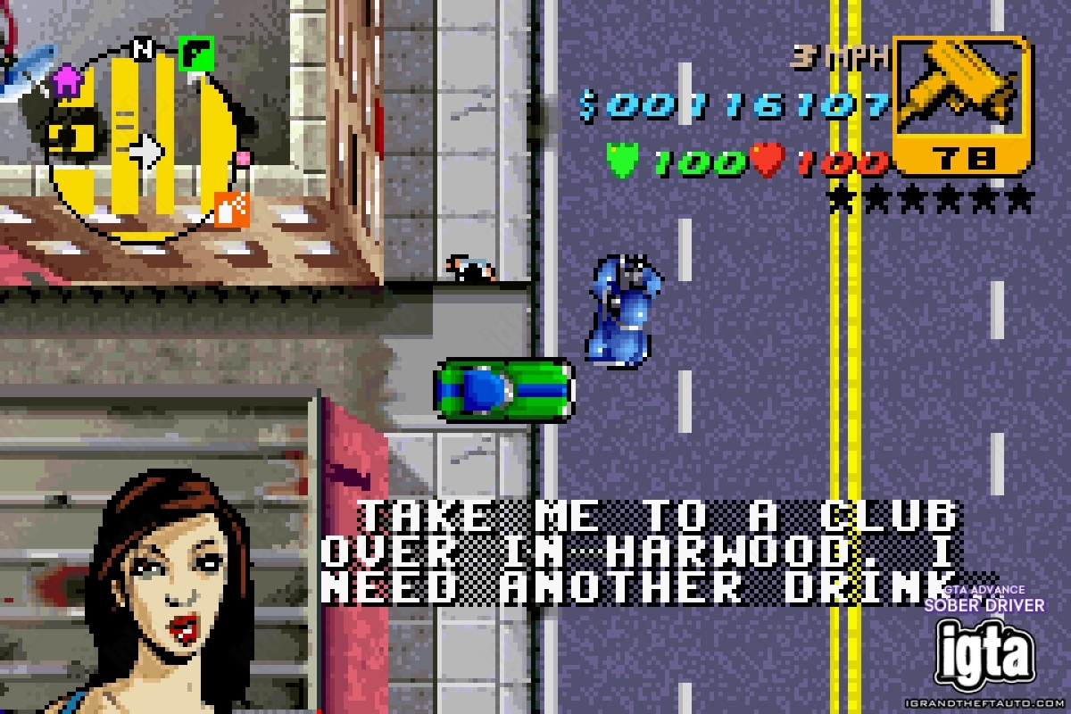 GTA Advance Sober Driver 7