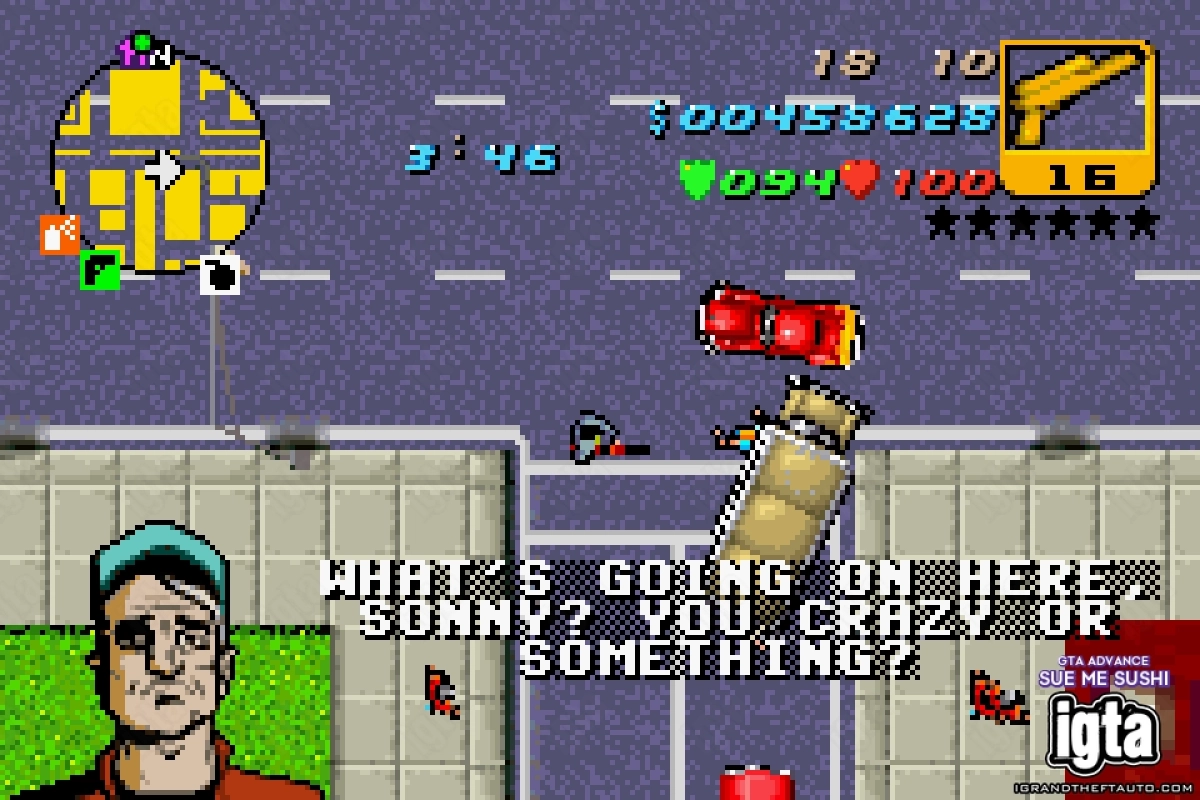 GTA Advance Sue Me Sushi 10