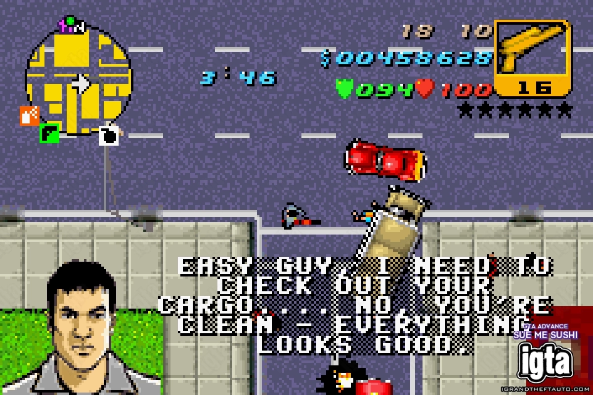GTA Advance Sue Me Sushi 11