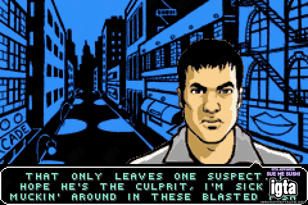 GTA Advance Sue Me Sushi 15