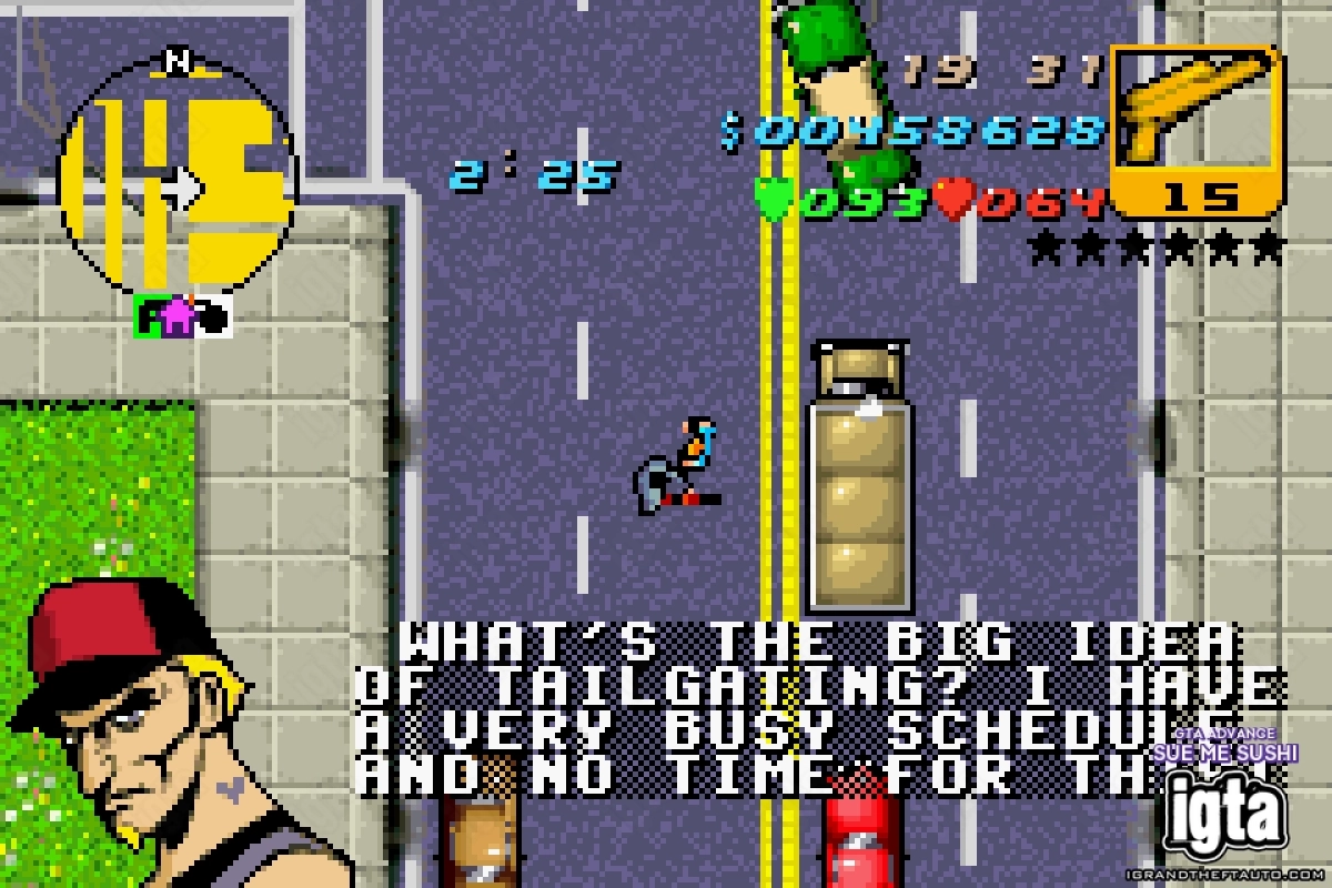 GTA Advance Sue Me Sushi 17
