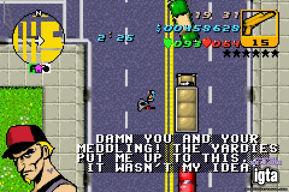 GTA Advance Sue Me Sushi 19