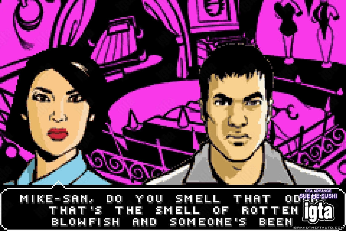 GTA Advance Sue Me Sushi 2