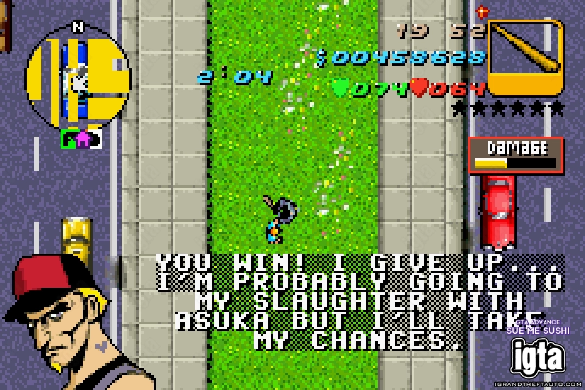 GTA Advance Sue Me Sushi 23