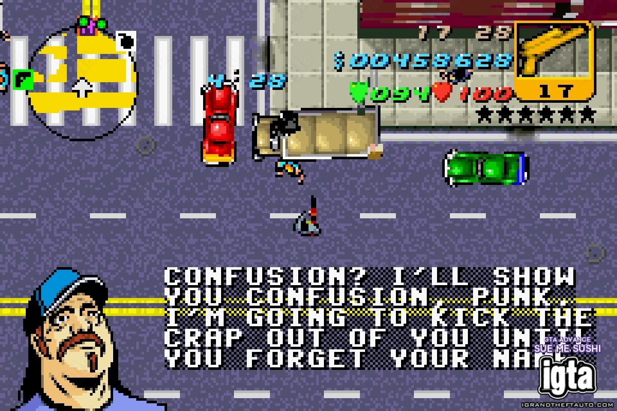 GTA Advance Sue Me Sushi 7