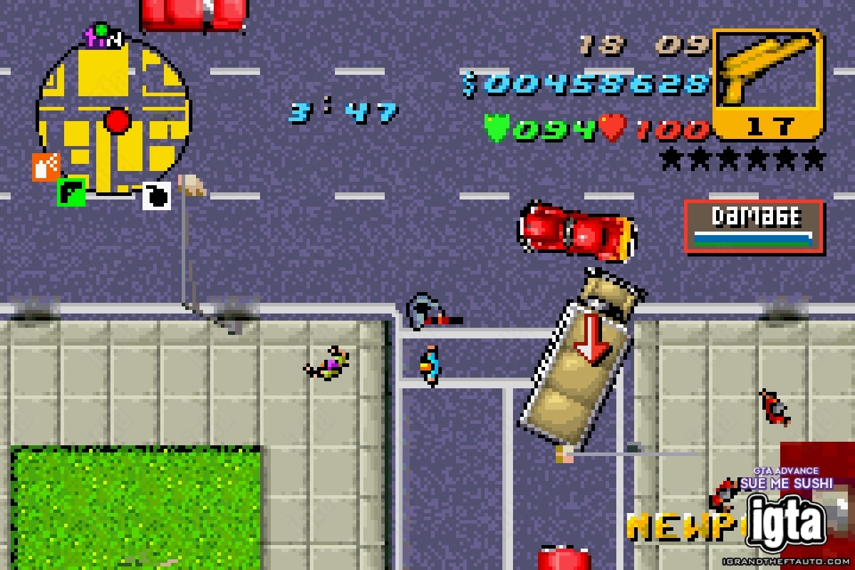 GTA Advance Sue Me Sushi 9