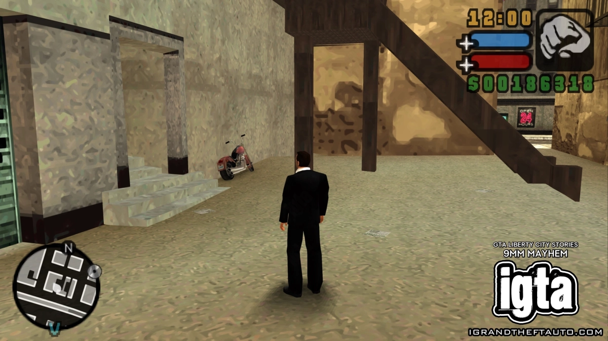 GTA Liberty City Stories 9mm Mayhem Start