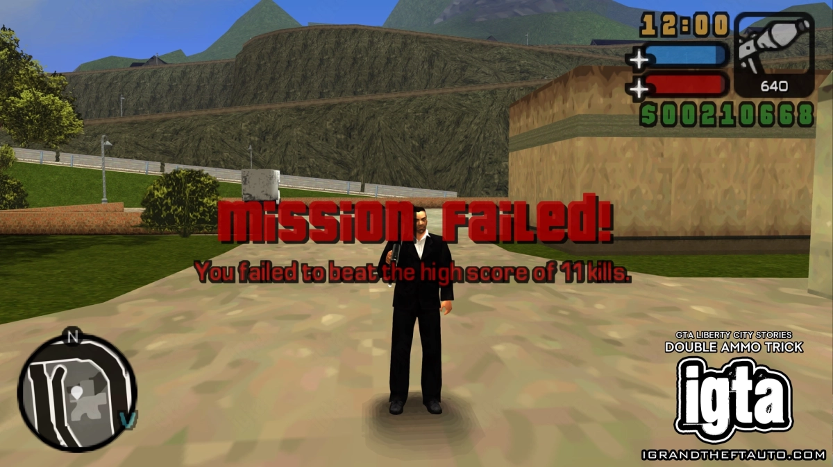 GTA Liberty City Stories Awol Angel Ammo Doubler After