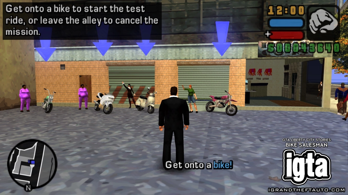 GTA Liberty City Stories Bike Salesman 4