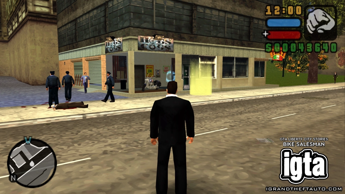 GTA Liberty City Stories Bike Salesman Location