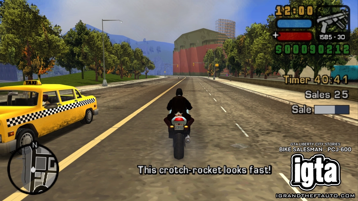 GTA Liberty City Stories Bike Salesman Pcj 600 1