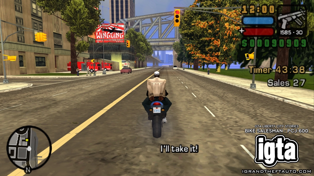 GTA Liberty City Stories Bike Salesman Pcj 600 2
