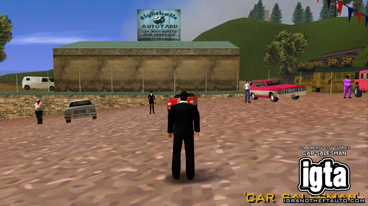GTA Liberty City Stories Car Salesman Intro 1