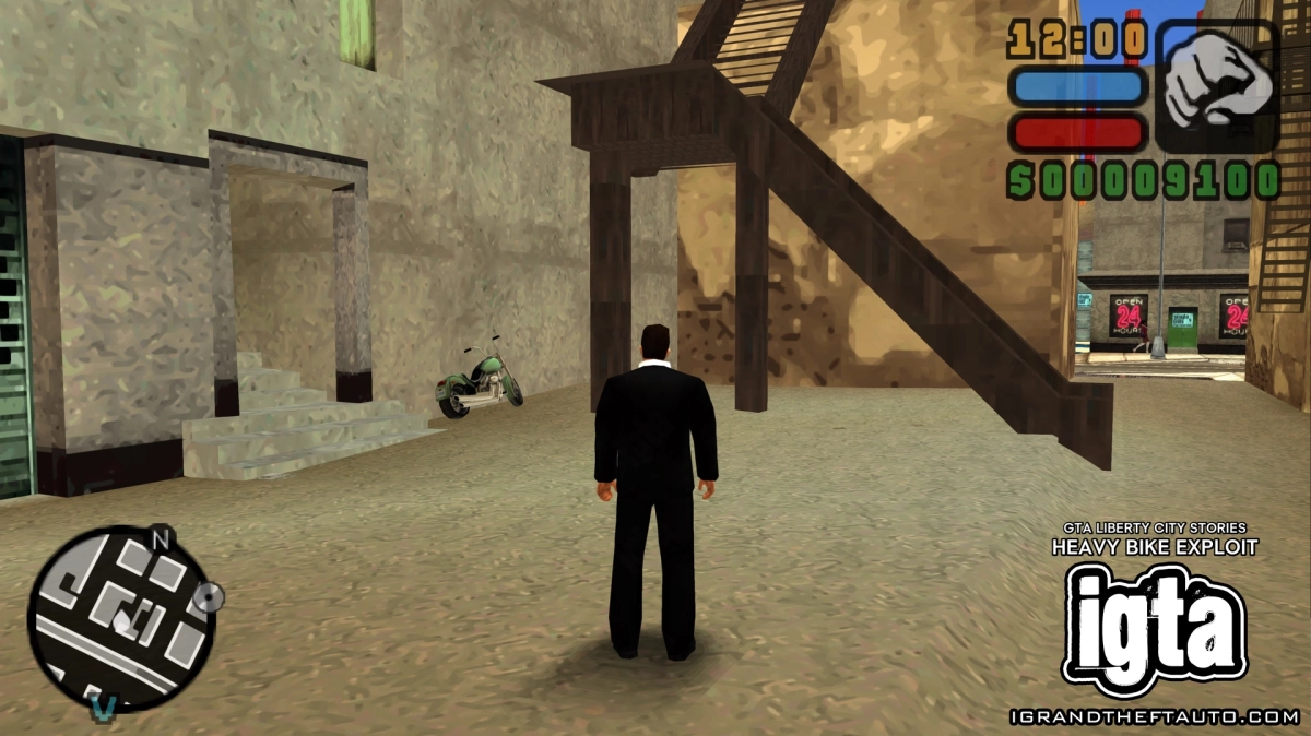 GTA Liberty City Stories Heavy Bike Exploit 1