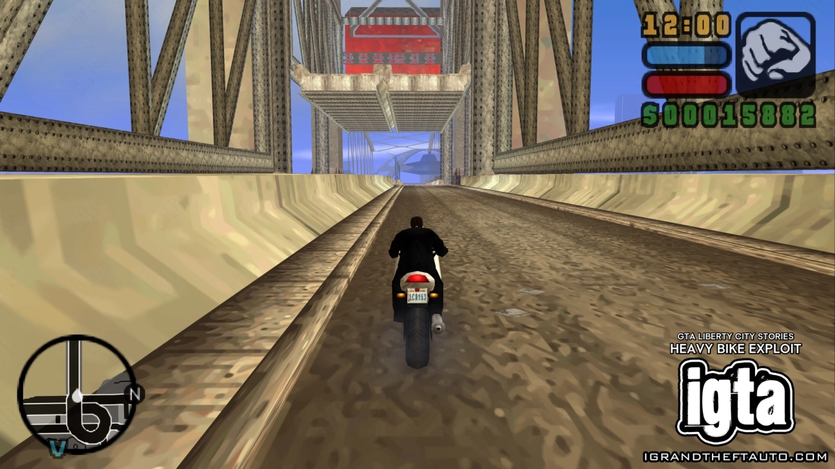 GTA Liberty City Stories Heavy Bike Exploit 12