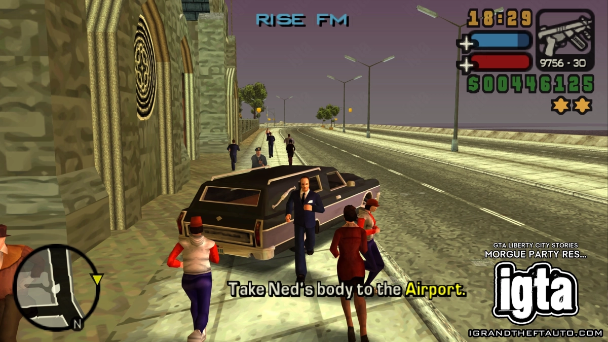 GTA Liberty City Stories Morgue Party Resurrection 17