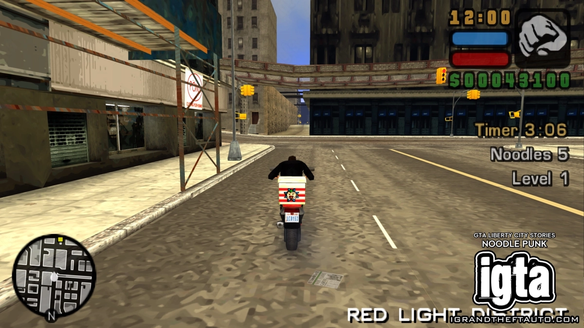 GTA Liberty City Stories Noodle Punk Lean Forward