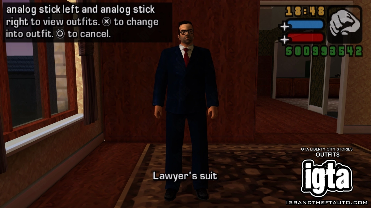 GTA Liberty City Stories Outfit Lawyers Suit