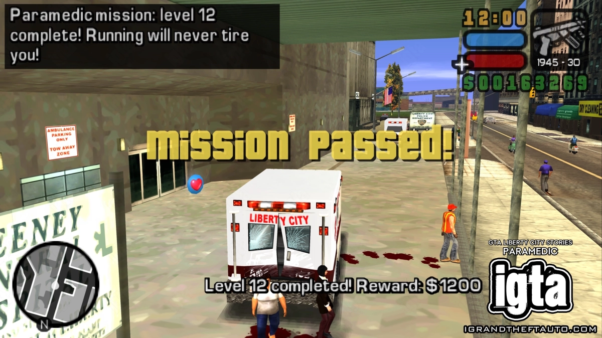 GTA Liberty City Stories Paramedic Completed