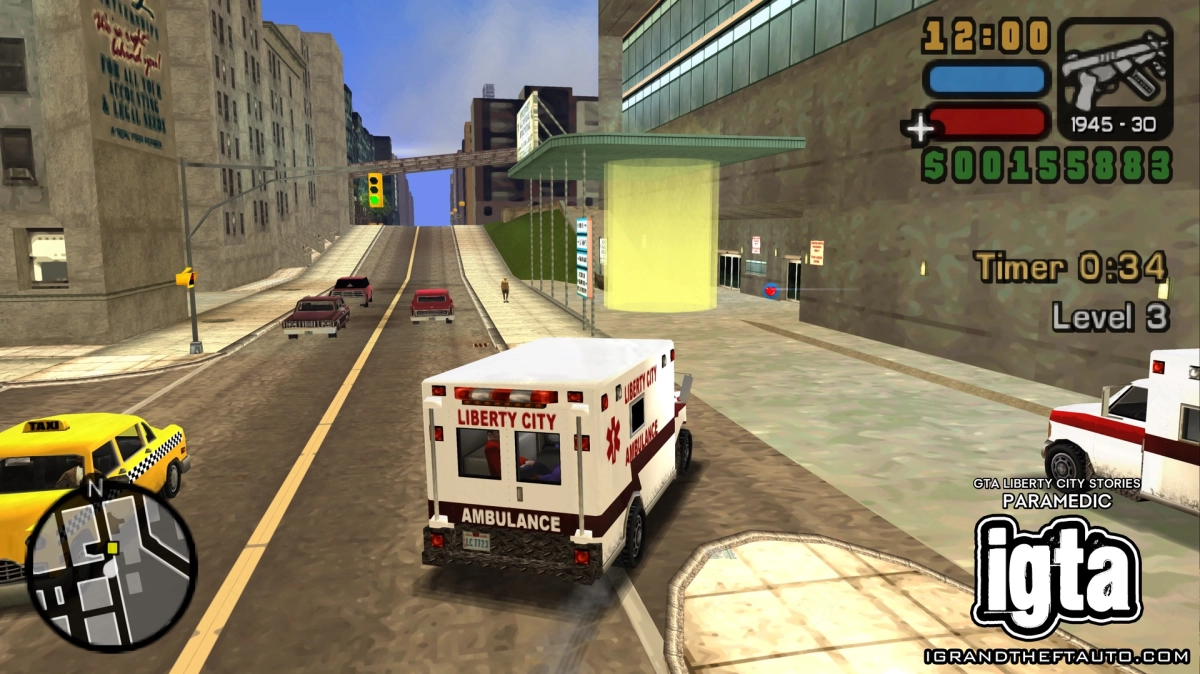 GTA Liberty City Stories Paramedic Hospital Delivery