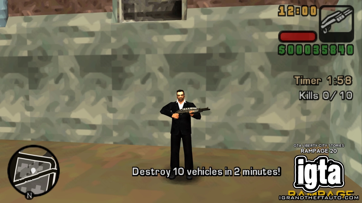 GTA Liberty City Stories Rampage 20 Details