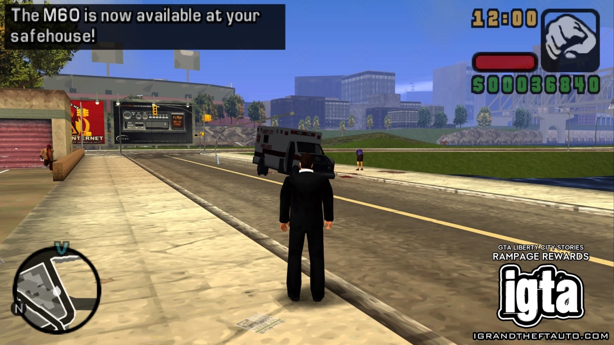 GTA Liberty City Stories Rampages Rewards 2