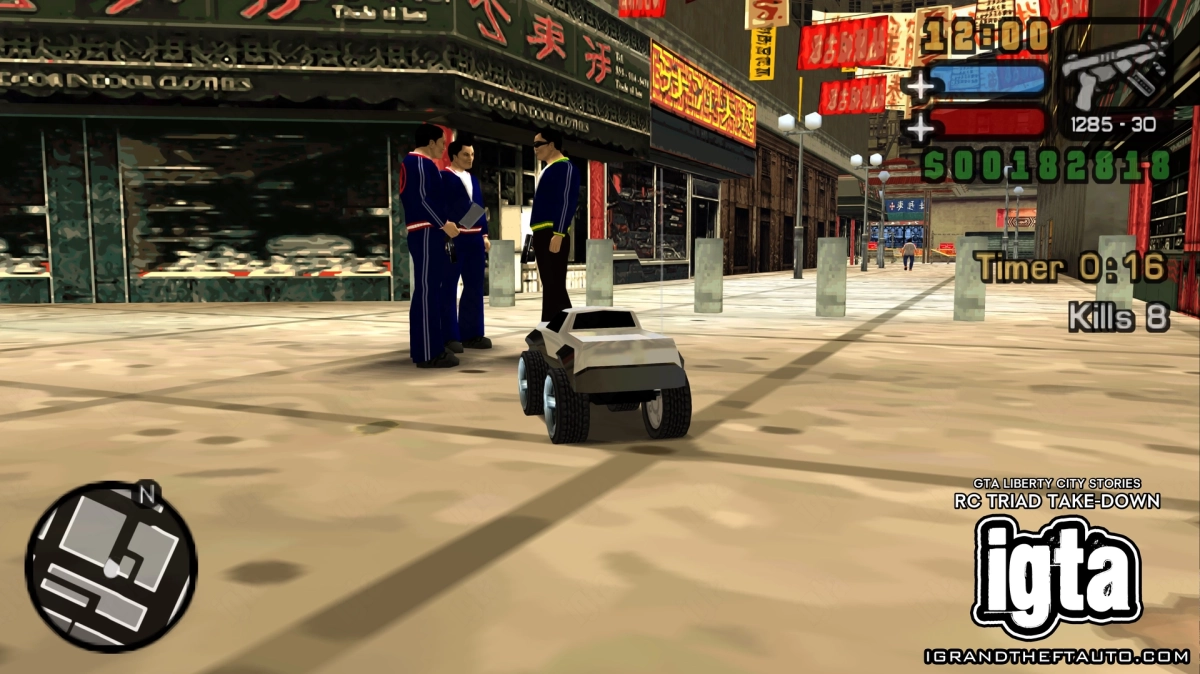 GTA Liberty City Stories Rc Triad Take Down Action 1