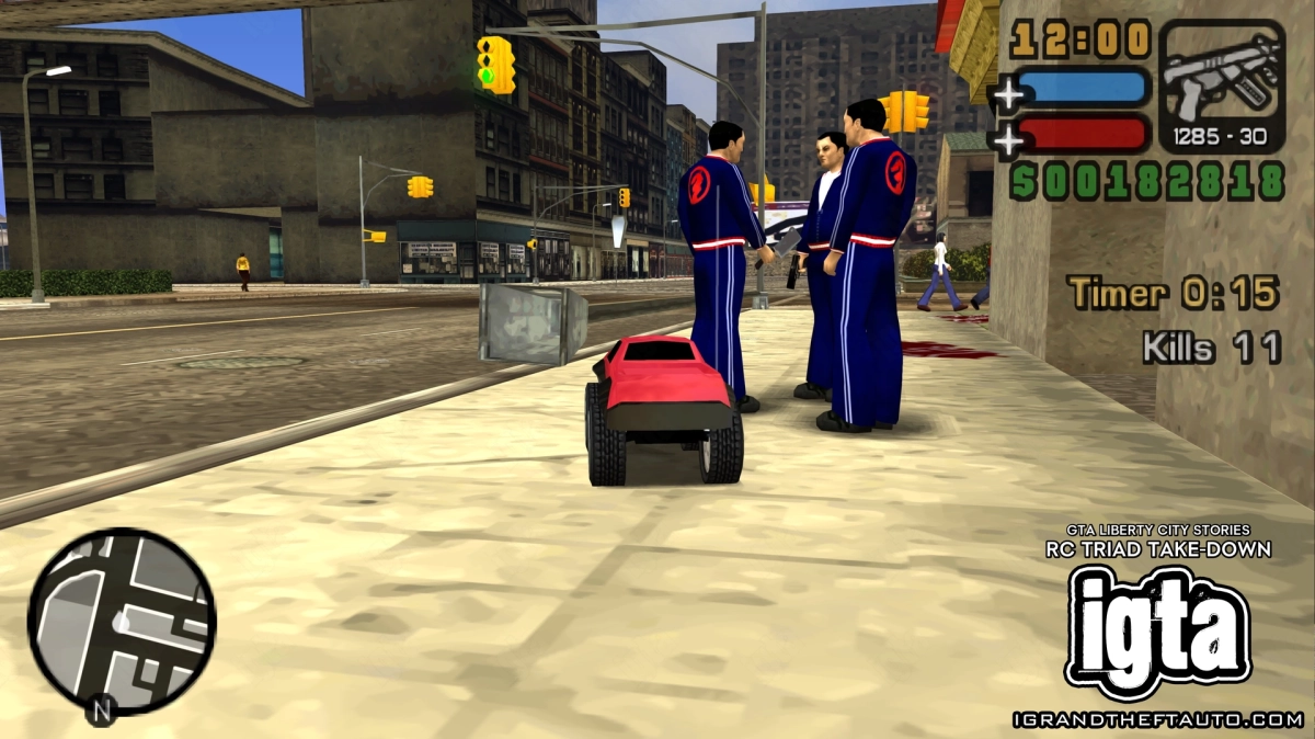 GTA Liberty City Stories Rc Triad Take Down Action 2
