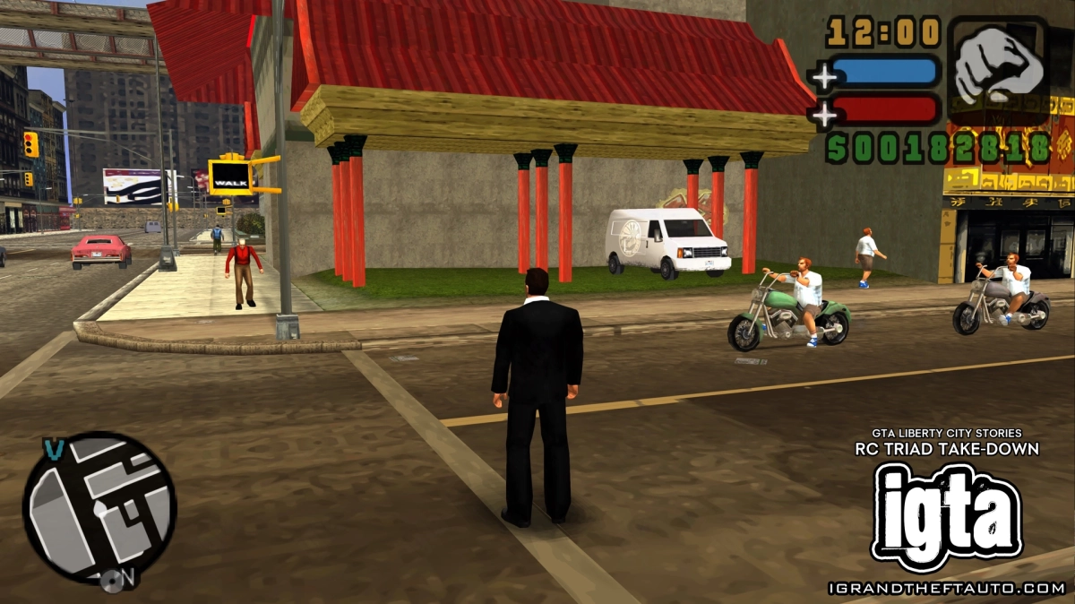 GTA Liberty City Stories Rc Triad Take Down Start