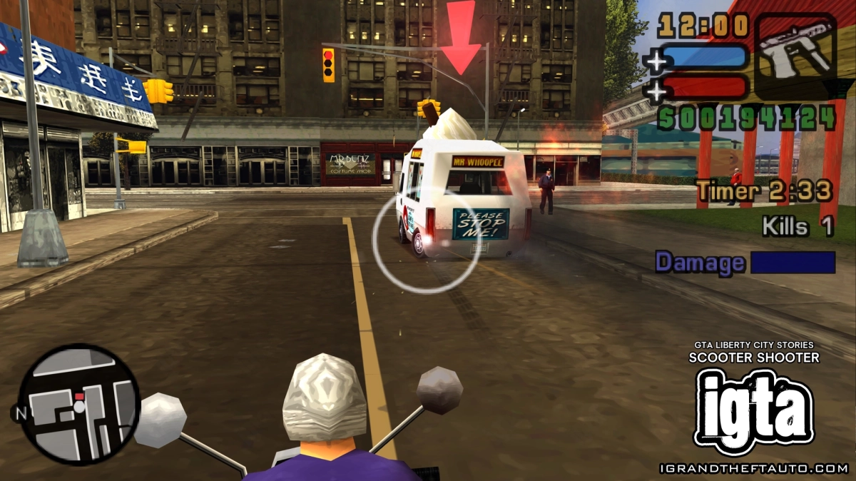 GTA Liberty City Stories Scooter Shooter Action 1