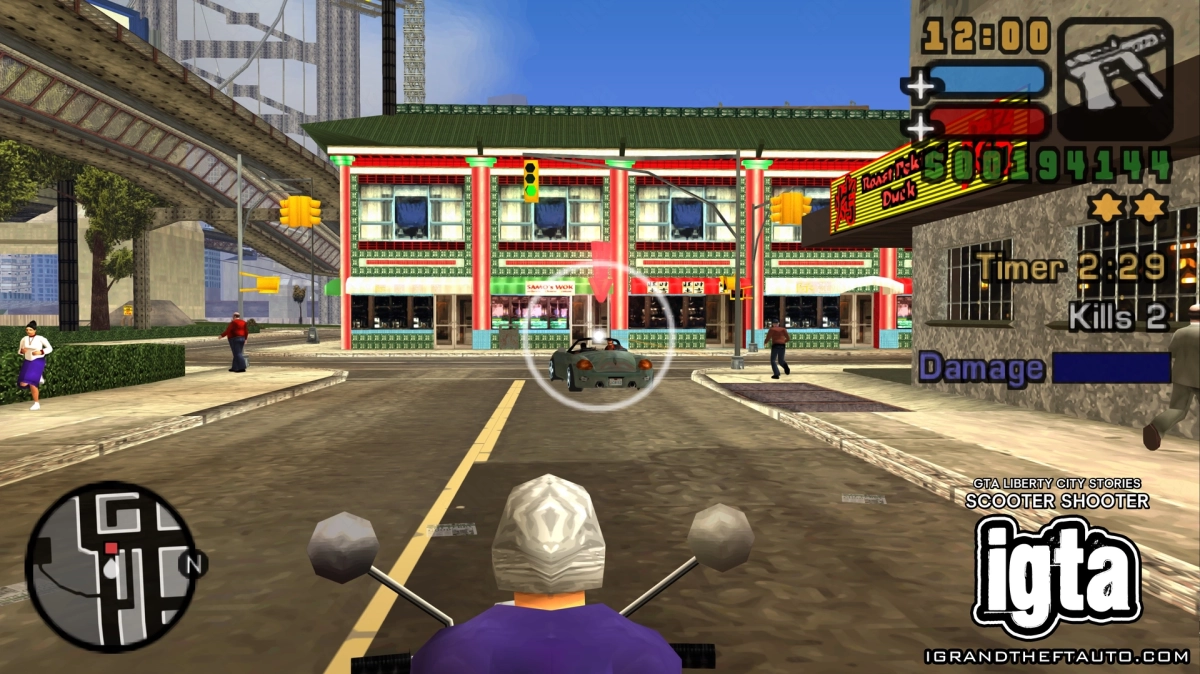 GTA Liberty City Stories Scooter Shooter Action 2