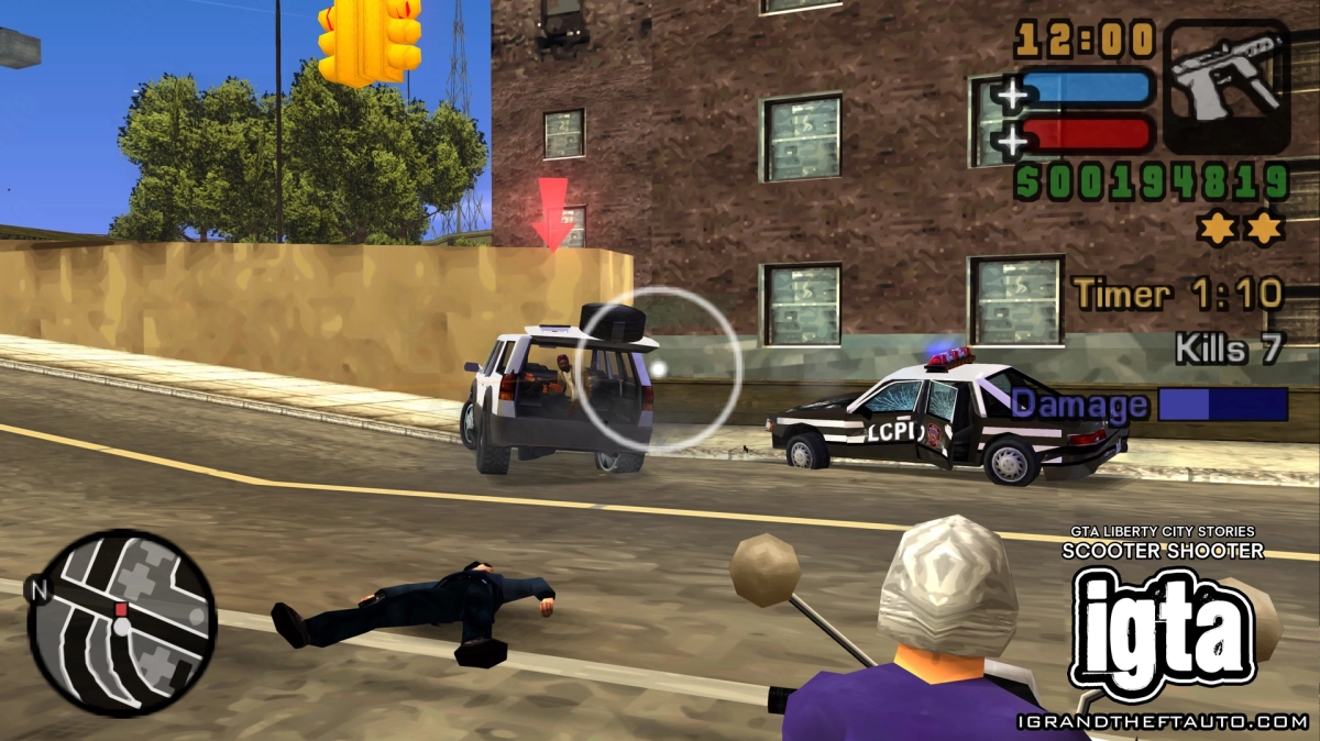 GTA Liberty City Stories Scooter Shooter Action 4