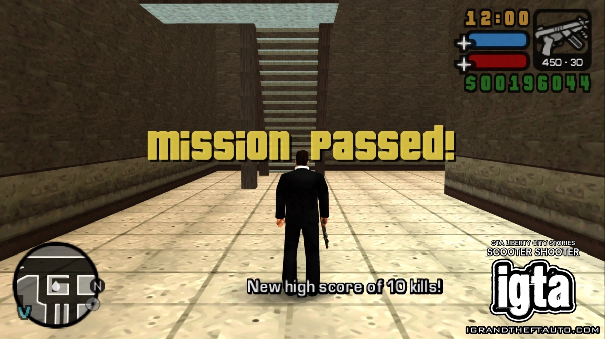 GTA Liberty City Stories Scooter Shooter Completed