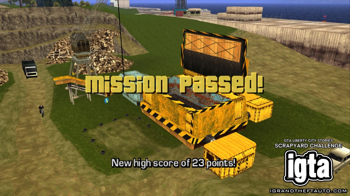GTA Liberty City Stories Scrapyard Challenge Completed