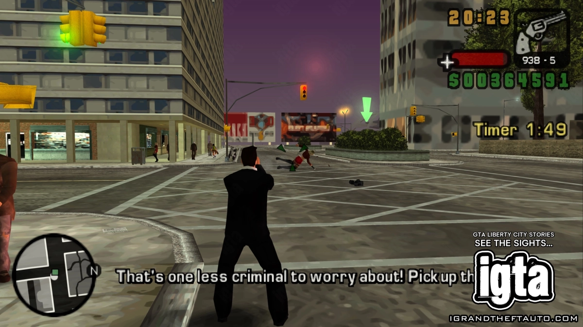 GTA Liberty City Stories See The Sight Before Your Flight Mugger 2