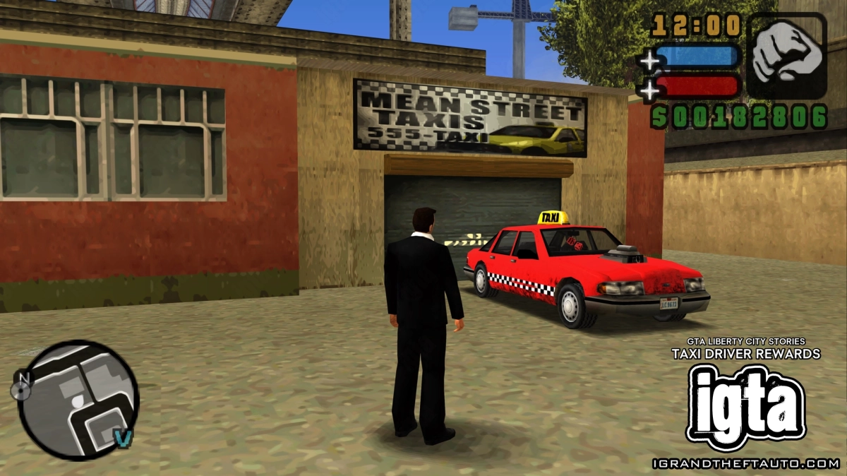 GTA Liberty City Stories Taxi Driver Bickle 79