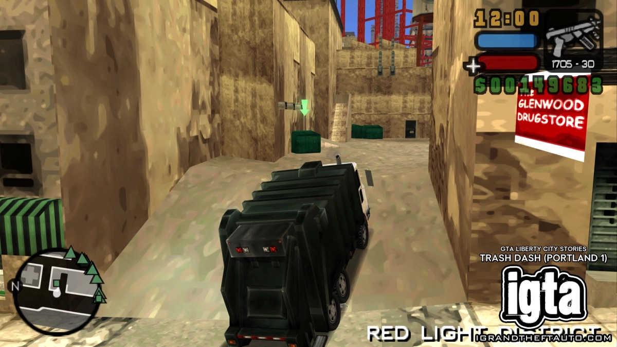 GTA Liberty City Stories Trash Dash Portland 1