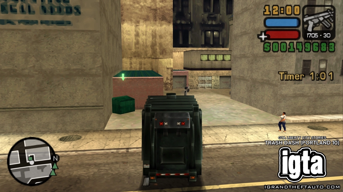 GTA Liberty City Stories Trash Dash Portland 10
